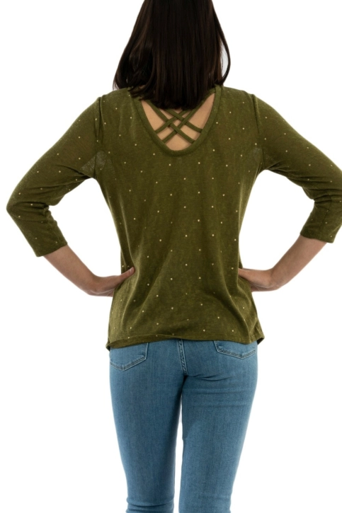 tee shirt only bordeaux vert