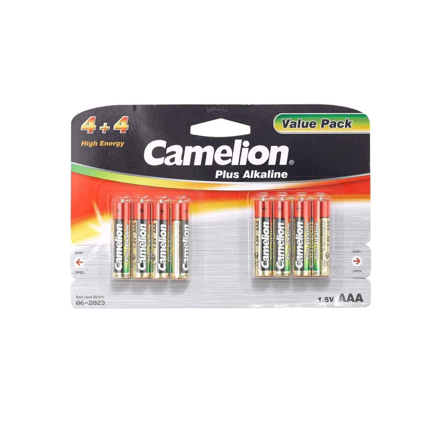 Camelion Batterie Größe AAA, 8er-Pack