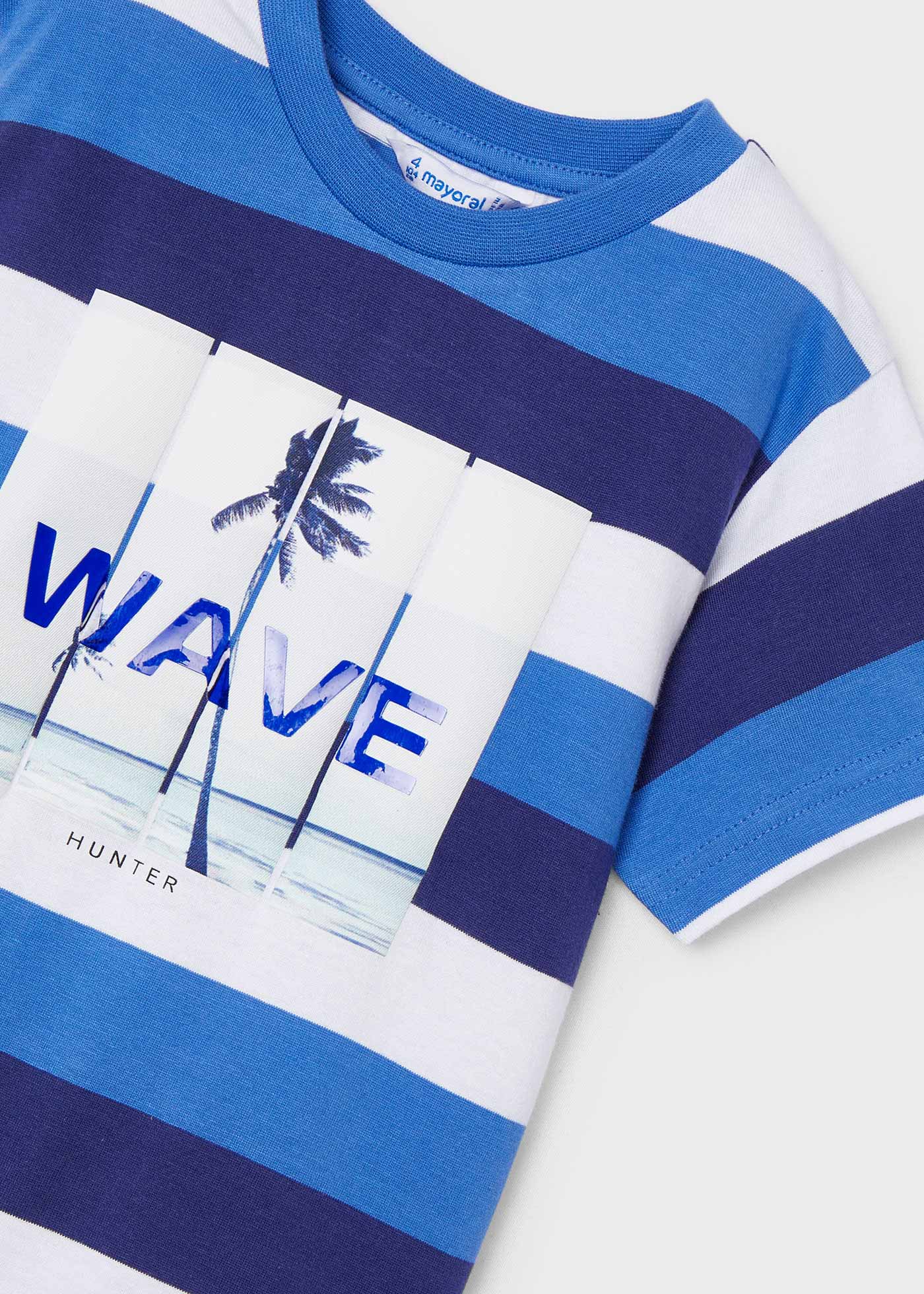 Camiseta listrada Better Cotton Riviera para meninos