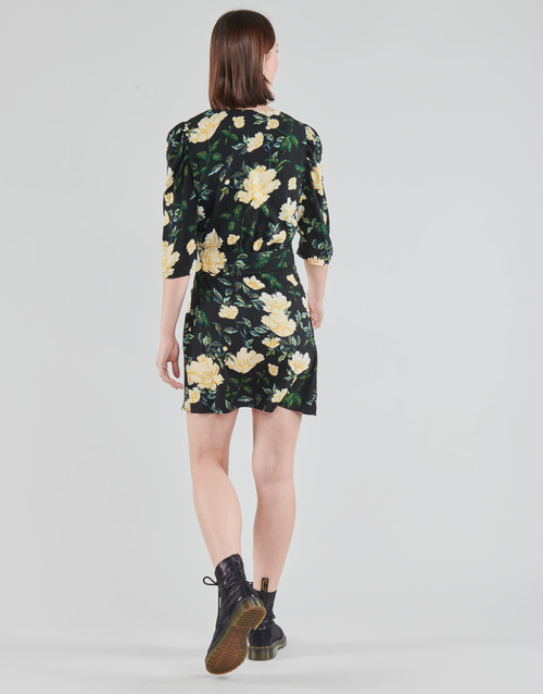 Only - ONLEVE 3/4 SLEEVE SHORT DRESS WVN - Noir