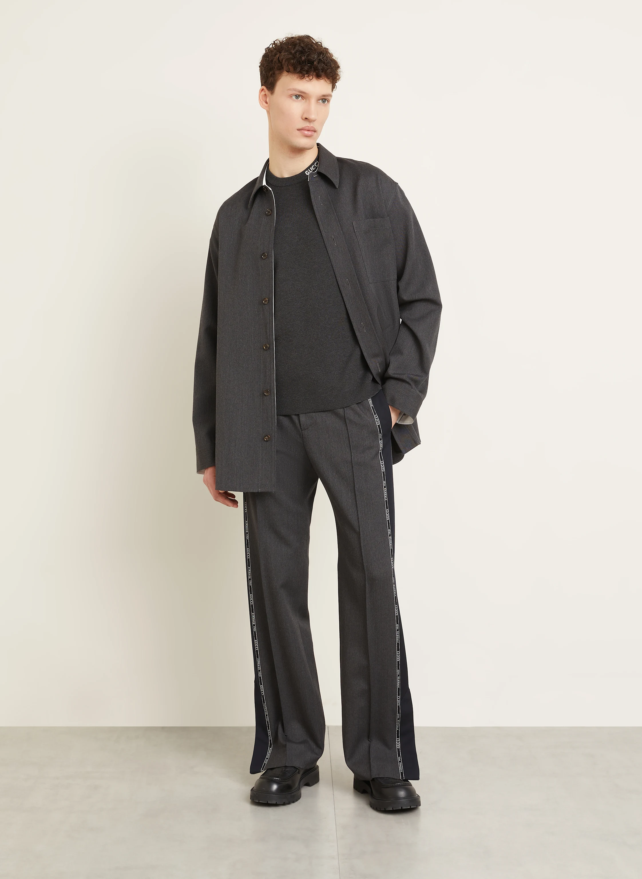 GUCCI Strickshirt mit Seide