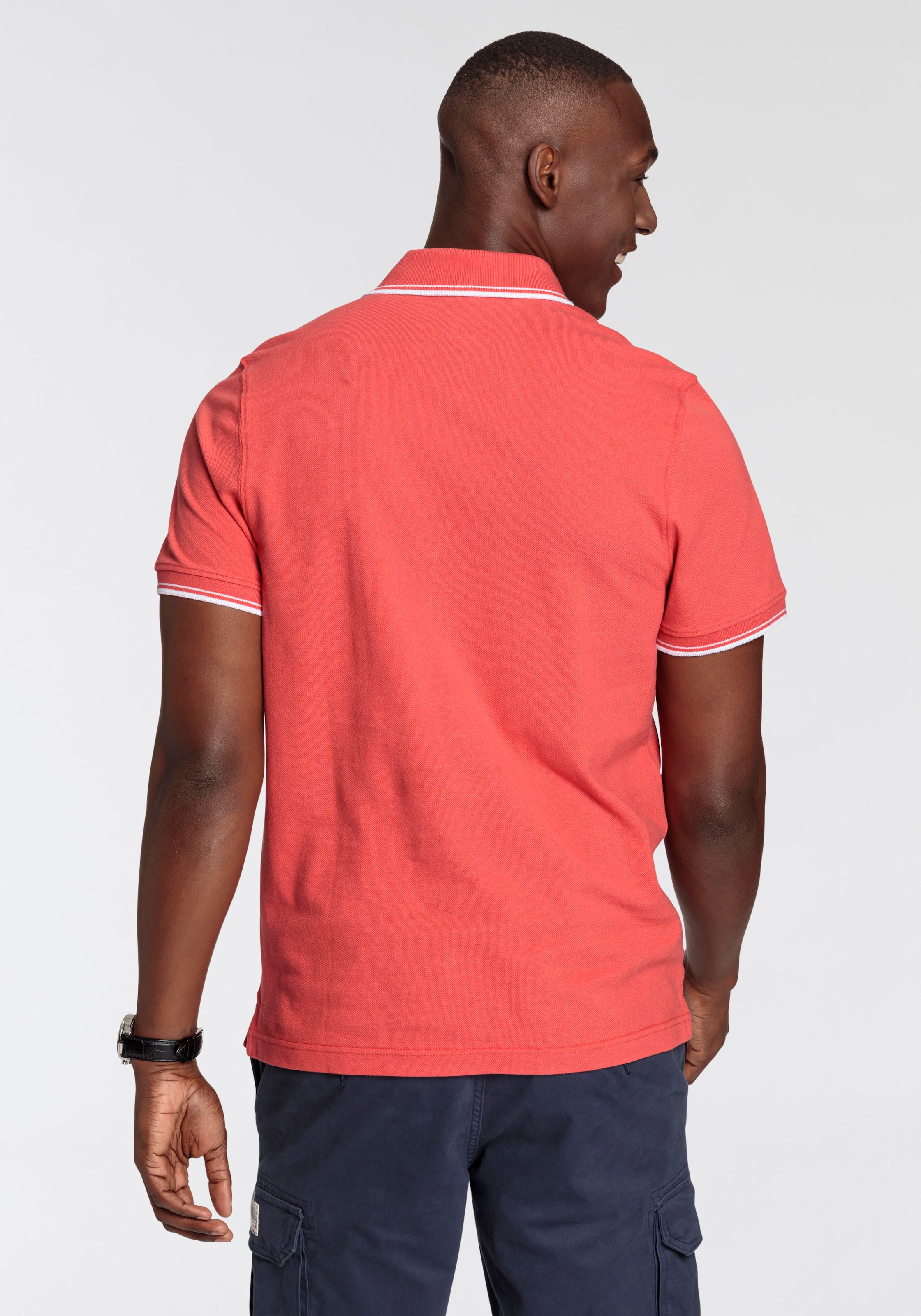 DELMAO Poloshirt , Kurzarm,  lockere Passform,  Polokragen,  für Tennis oder Golf