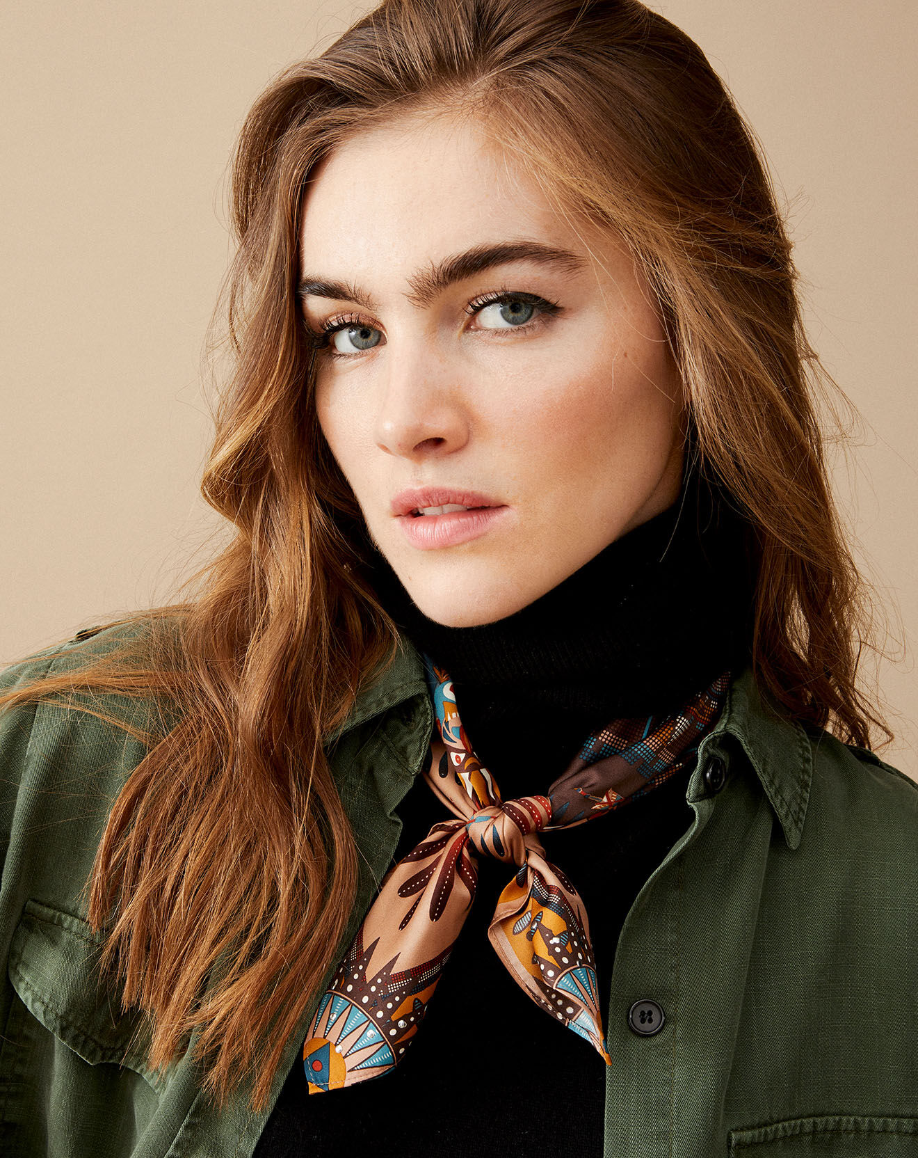 Wild Foulard Maskafrik Mini camel - 54x54 cm