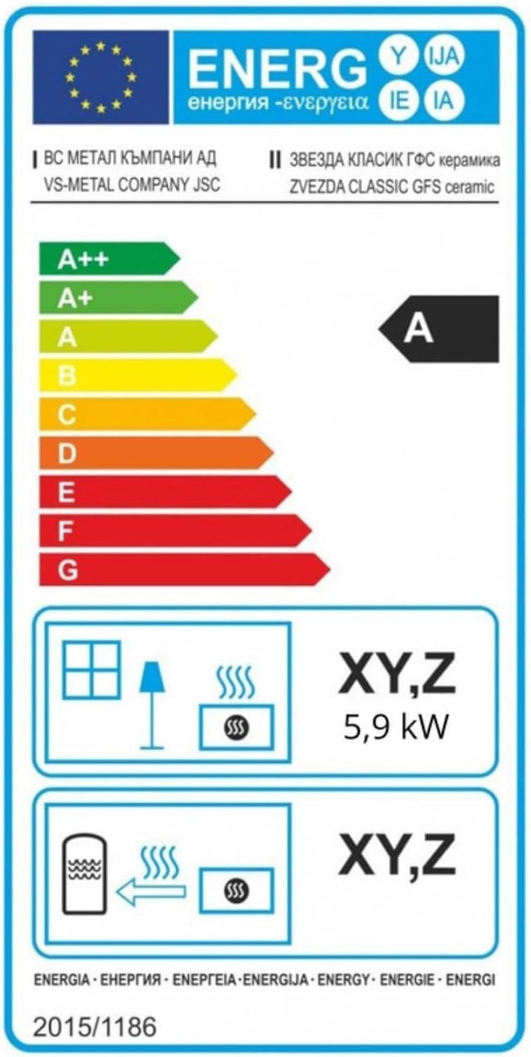 Kaminofen Holzofen Küchenhexe Küchenofen mit Backofen und Kochplatte ZVEZDA, Modell Classic GFS Ceramic 5.9kW BImSchV2