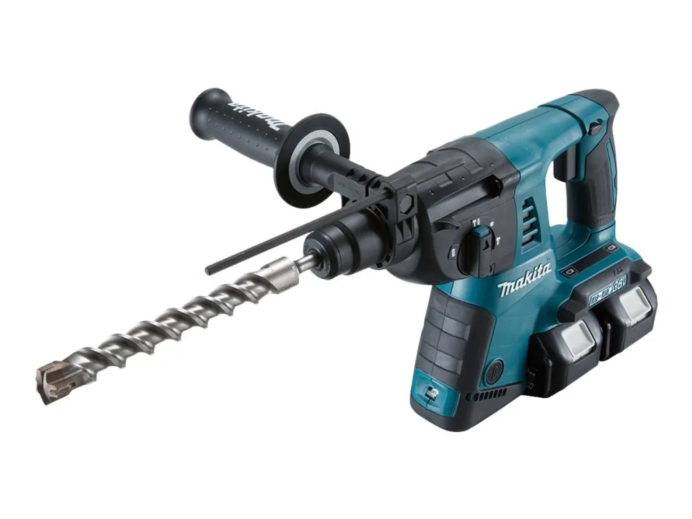 Makita DHR263Z - Roterende hammer - ledningfri - 3 tilstande - SDS-plus - 2.5 Joule - intet batteri - 18 V - SOLO