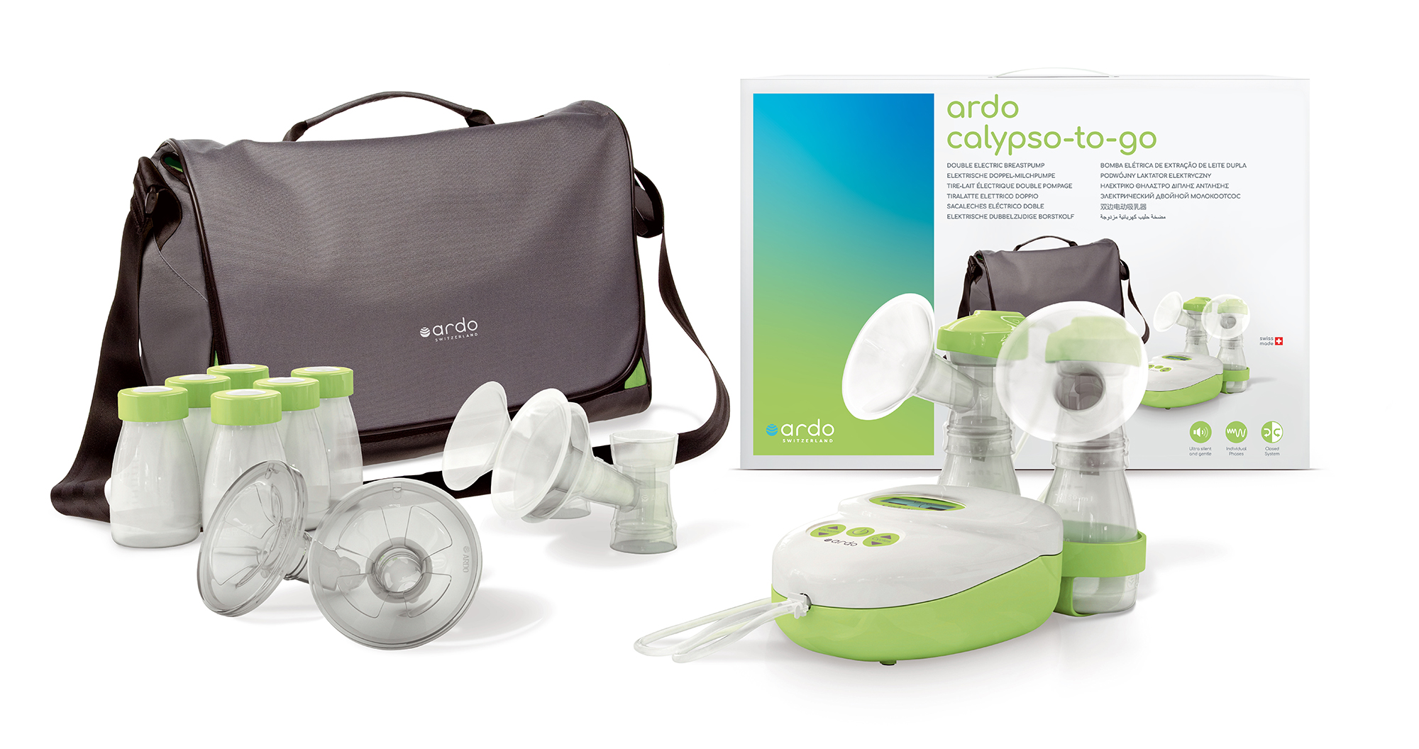 ARDO CALYPSO-TO-GO Elektrische Doppel-Milchpumpe für unterwegs 1 Stk