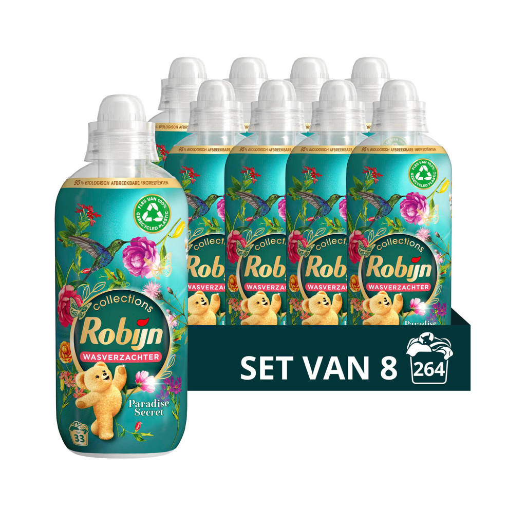 Lekkere geur.wasverzachter Paradise Secret - 8 x 33 wasbeurten - 264 wasbeurten