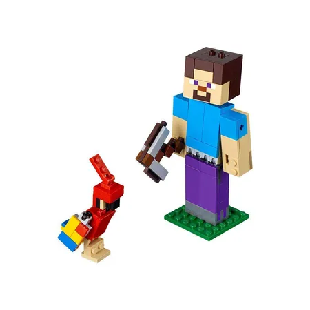 LEGO® Minecraft™ 21148 BigFig Steve mit Papagei