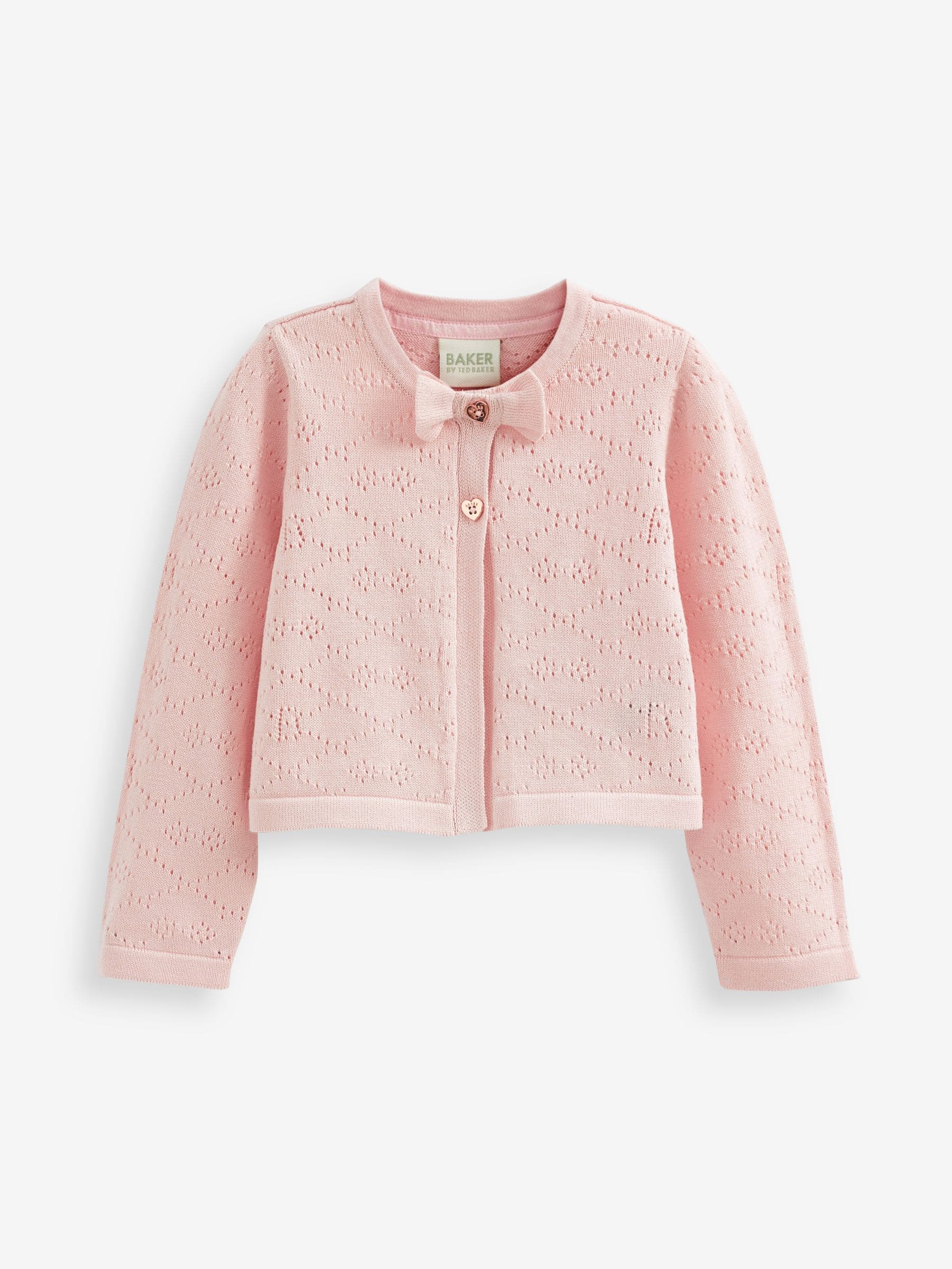 Roze - Baker by Ted Baker 0 - 6 jr 100% katoenen vest