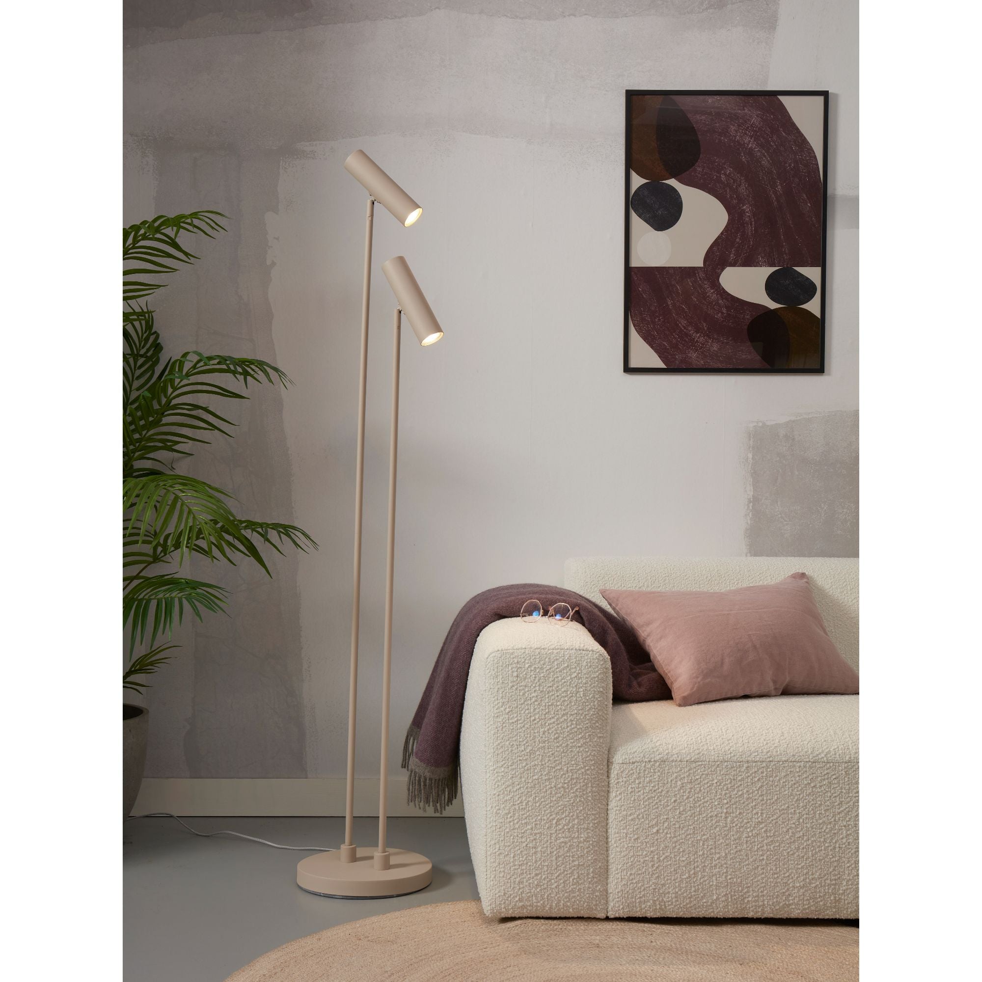 it's about RoMi Vloerlamp Havana - Zand - 30x30x162cm