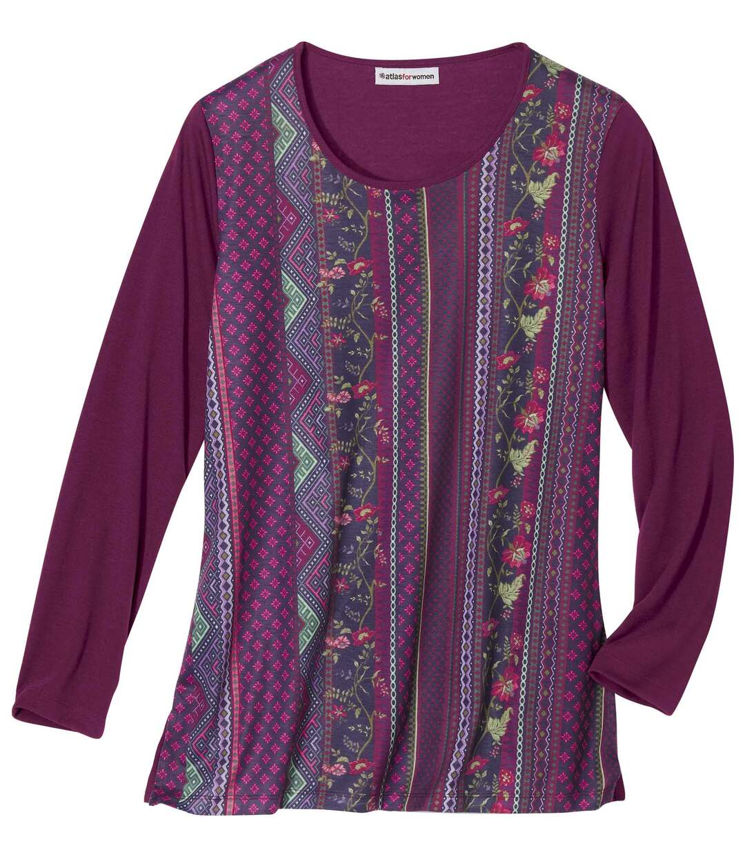Tunique Imprimée Motif Patchwork