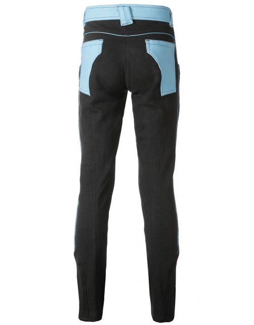 P3-Wear Rijbroek Kids Zwart&Aqua - Ruiterkleding