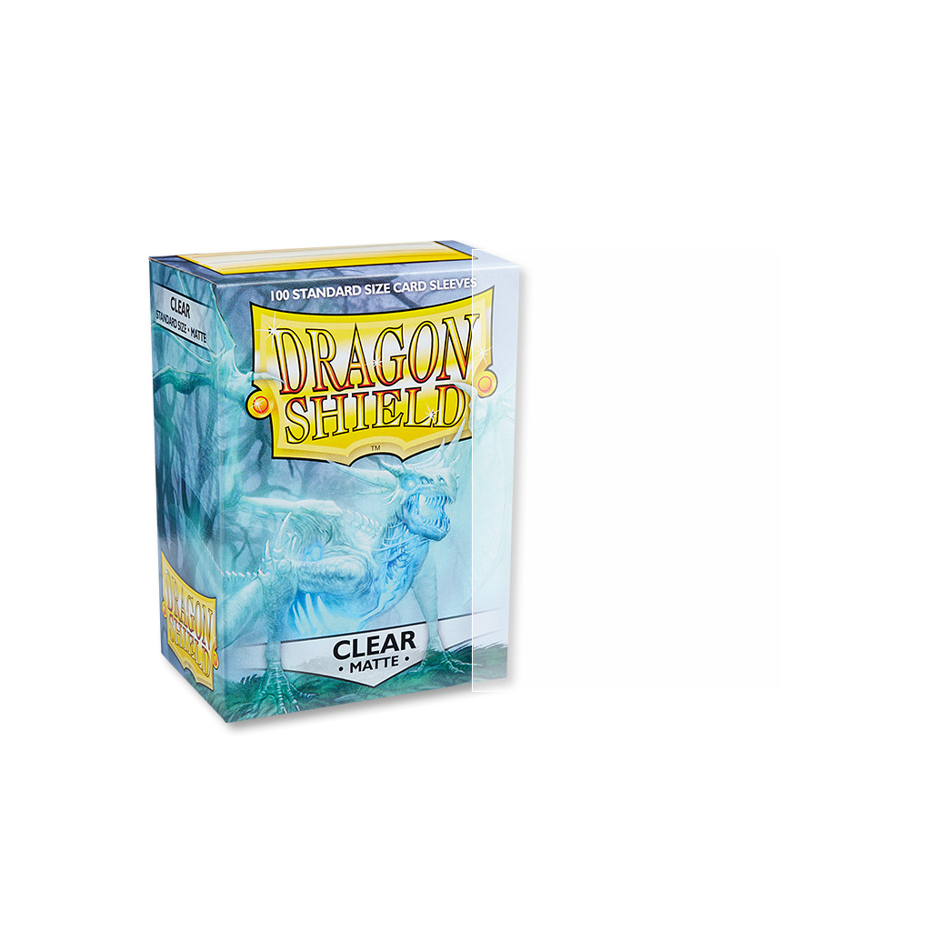 Dragon Shield - 100 Standard Sleeves Matte Couleur Translucide