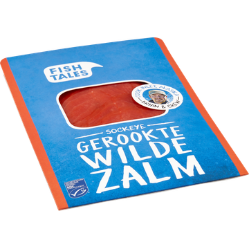 Fish Tales Sockeye Gerookte Wilde Zalm 100 g