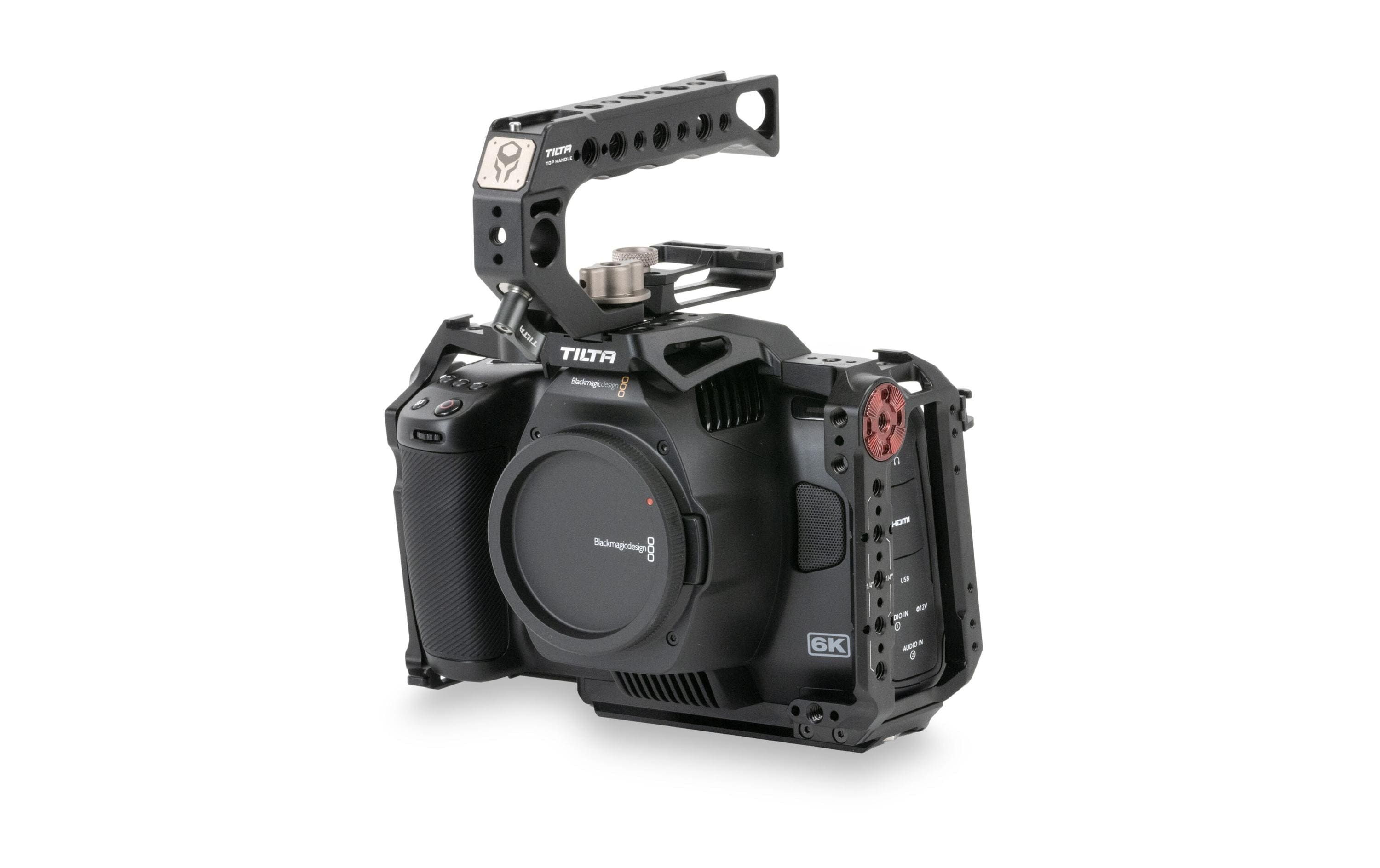Basic Kit für BMPCC 6K Pro/G2 - Schwarz<br>Bietet eine schützende Panzerung und verbessert die Funktionalität der Kamera