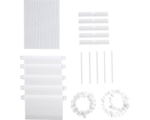 Soluna jaloezieset Line wit 40x260 cm