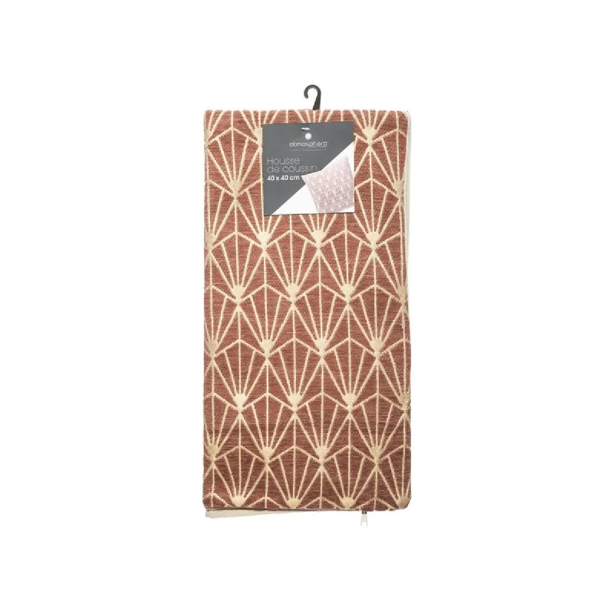 but Housse de Coussin ART DECO Rose 40x40 cm