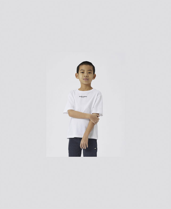 Name It NKMBRODY SS NREG TOP NOOS Bright white/w. black print