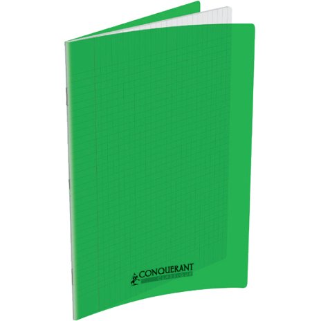 Cahier Conquerant Classique Agrafe 170X220 60P 90G Seyes Polypro