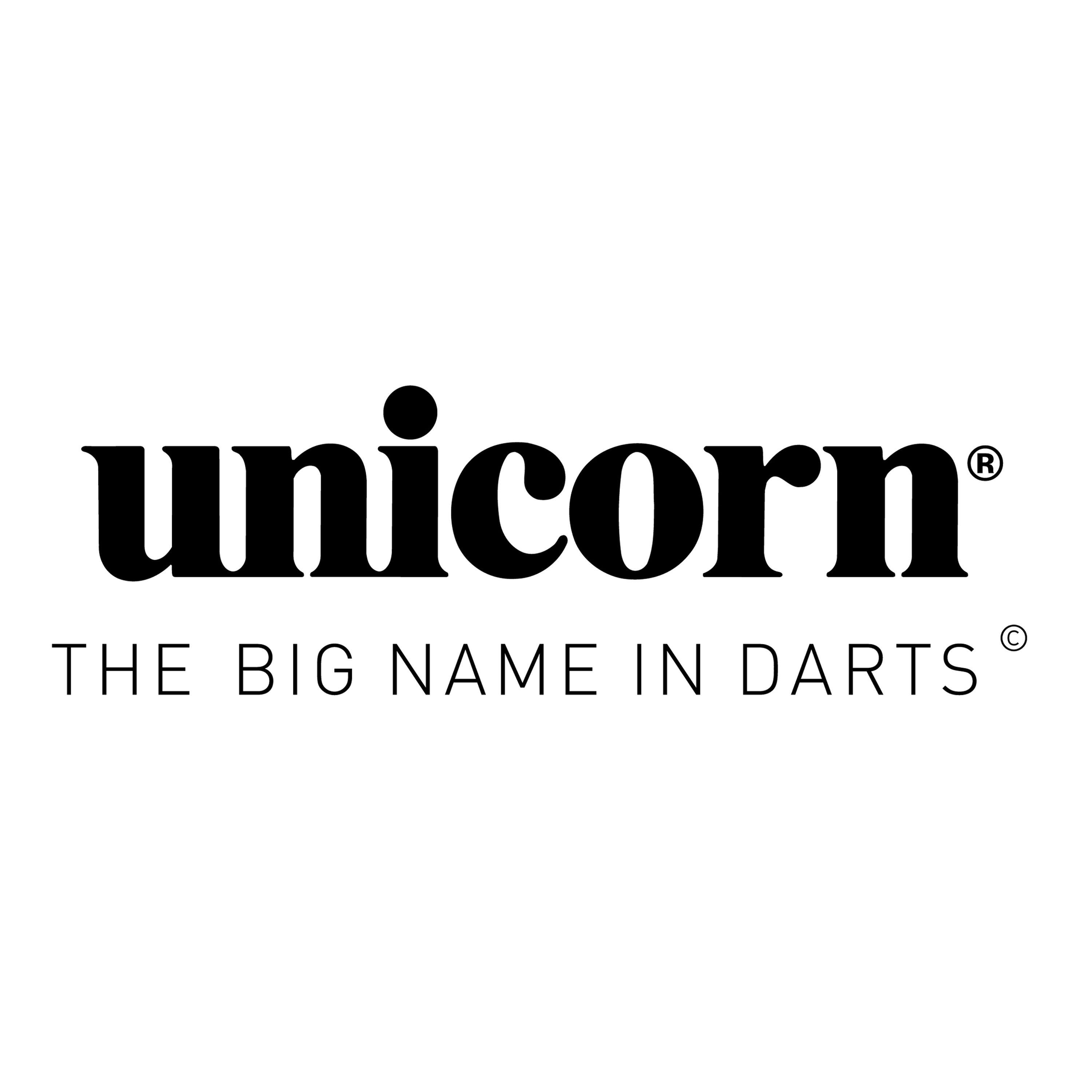 Unicorn Darts Steel Tip Darts Set | Level 4 | James 'The Machine' Wade | Tungsten Barrels with Black and Red Rings