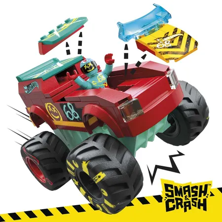 Hot Wheels MEGA Hot Wheels Monster Trucks Demo Derby Extreme-Stunt Set
