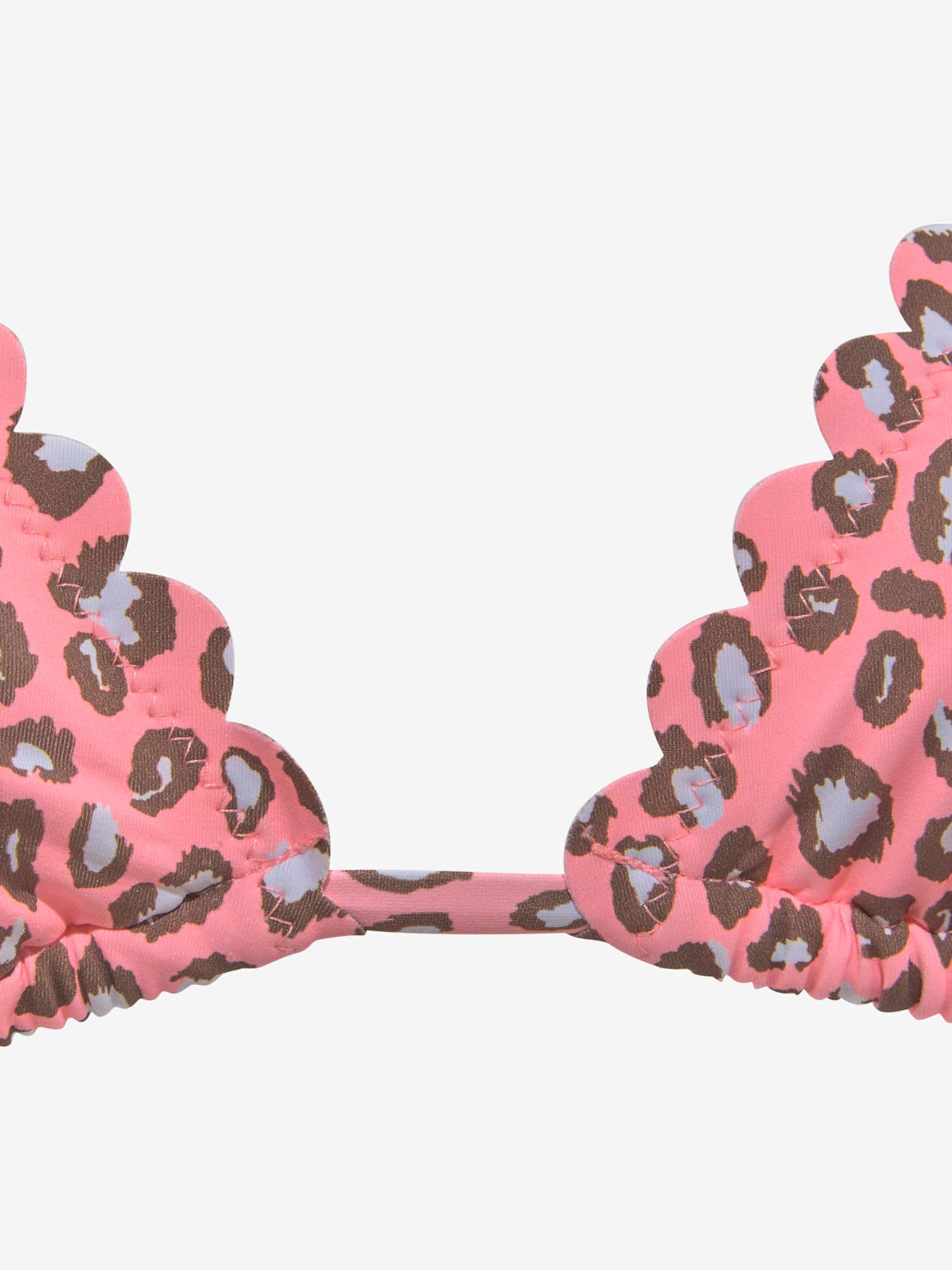 Haut de bikini triangle imprimé animal coloré