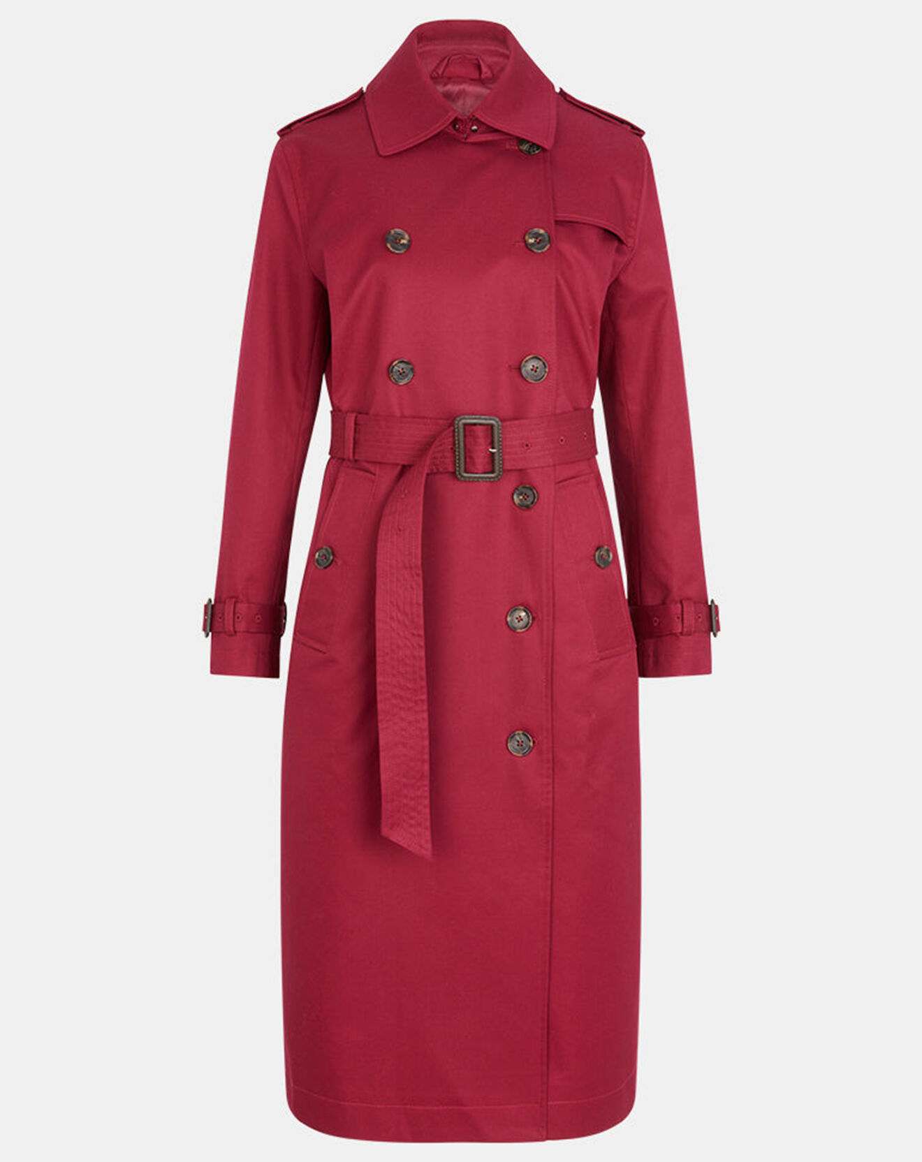 Jodhpur Imperméable trench Paxi Maxi rouge foncé