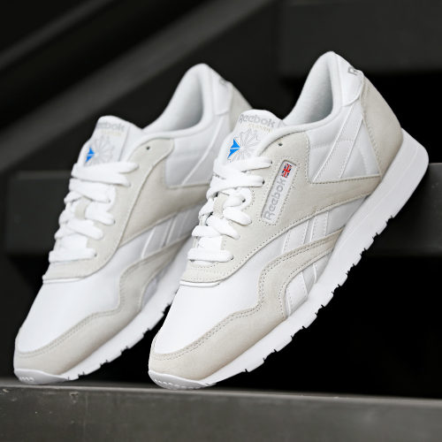 Baskets Classic Nylon FV1593 White Light Grey