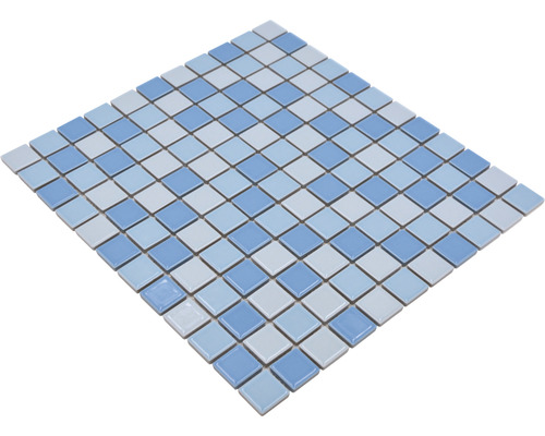 Keramisch mozaïek BM 200 30,2x33 cm mix blauw