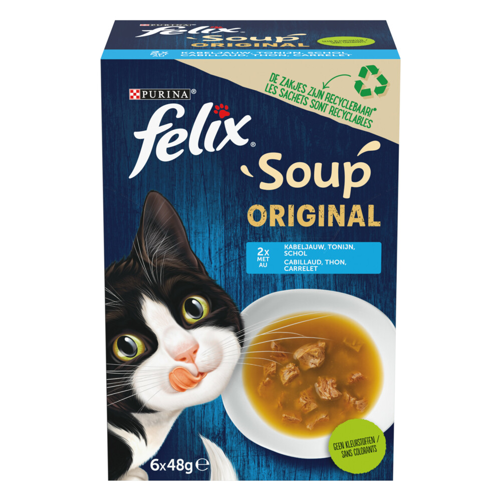 Felix Soup Vis Selectie6 x 48 gr