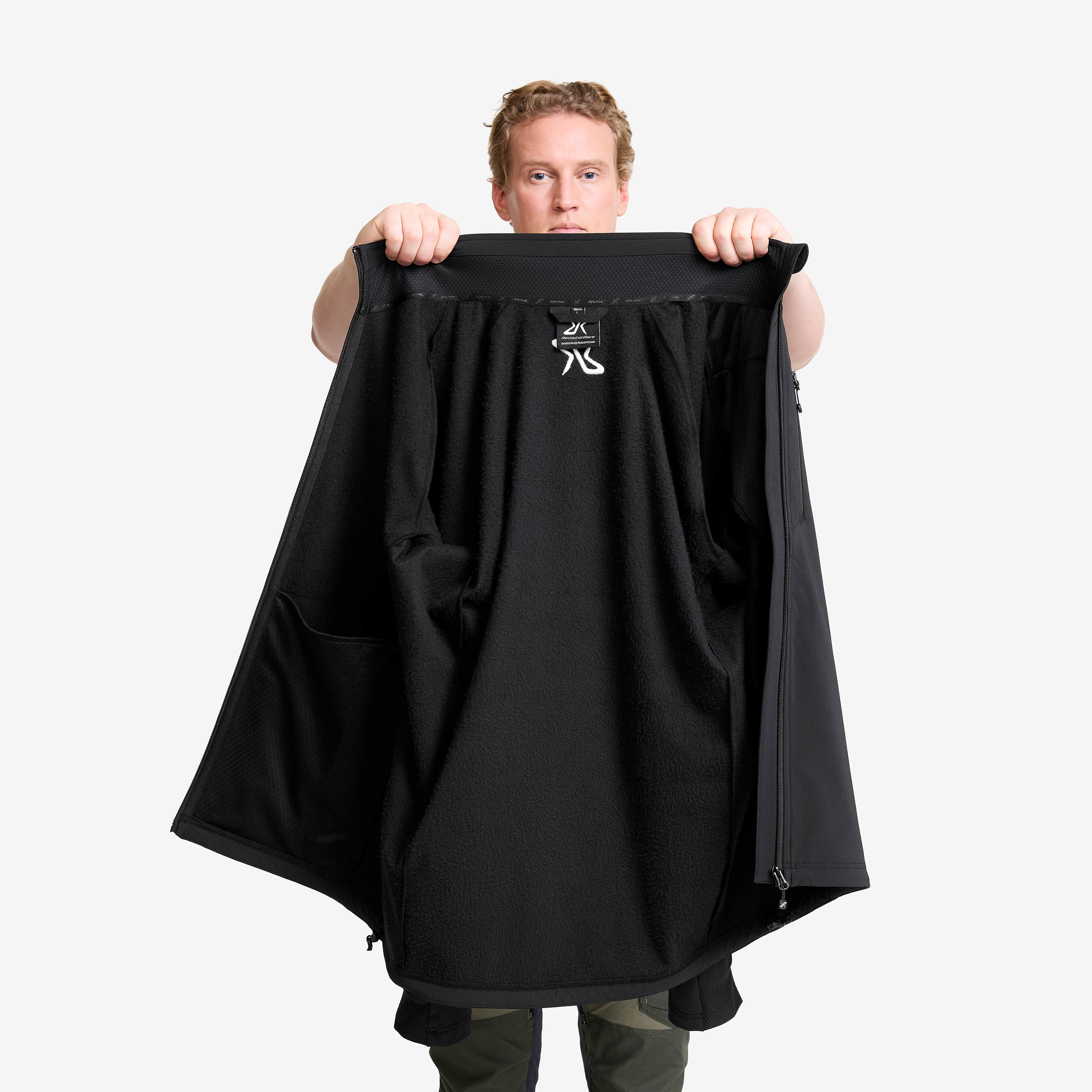 Exciter Light Softshell Jacket Herre Black
