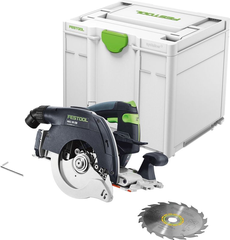 Festool HKC 55 EB-Basic Accu Pendelkapzaag 160mm 18V Basic Body in Systainer - 576163