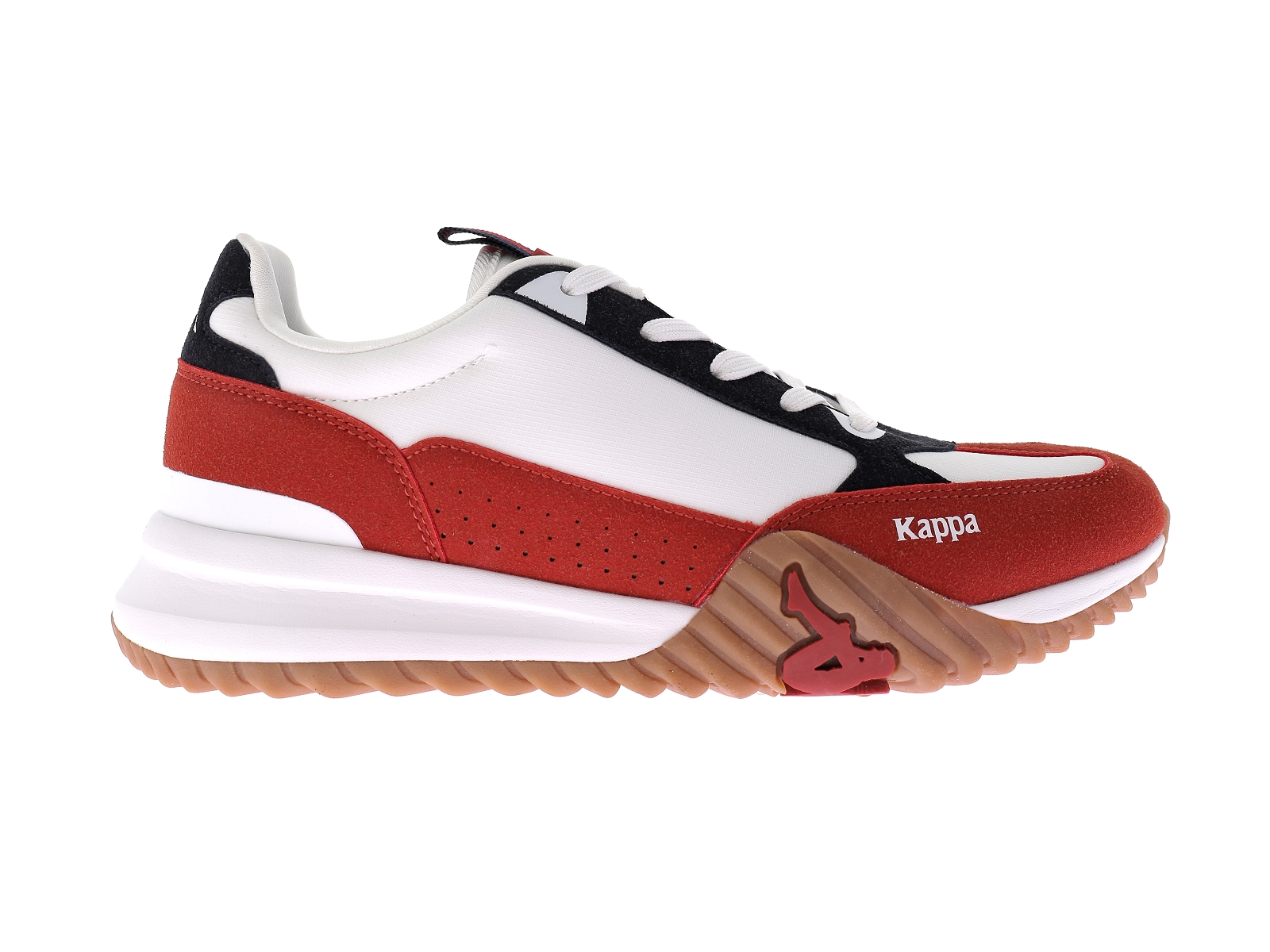 Kappa-ARKLOW Matières combinées Blanc Rouge