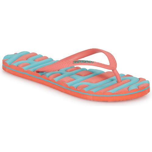 Superdry - VINTAGE VEGAN FLIP FLOP - Bleu/Rose
