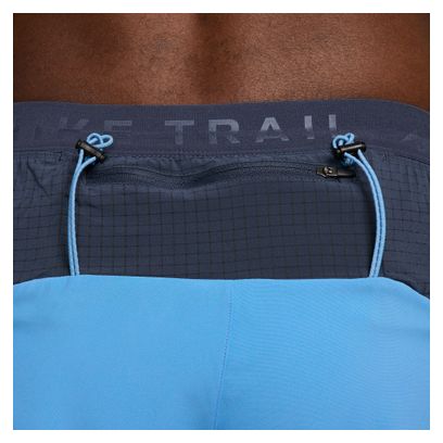 Short Nike Trail Second Sunrise 5in Bleu Homme