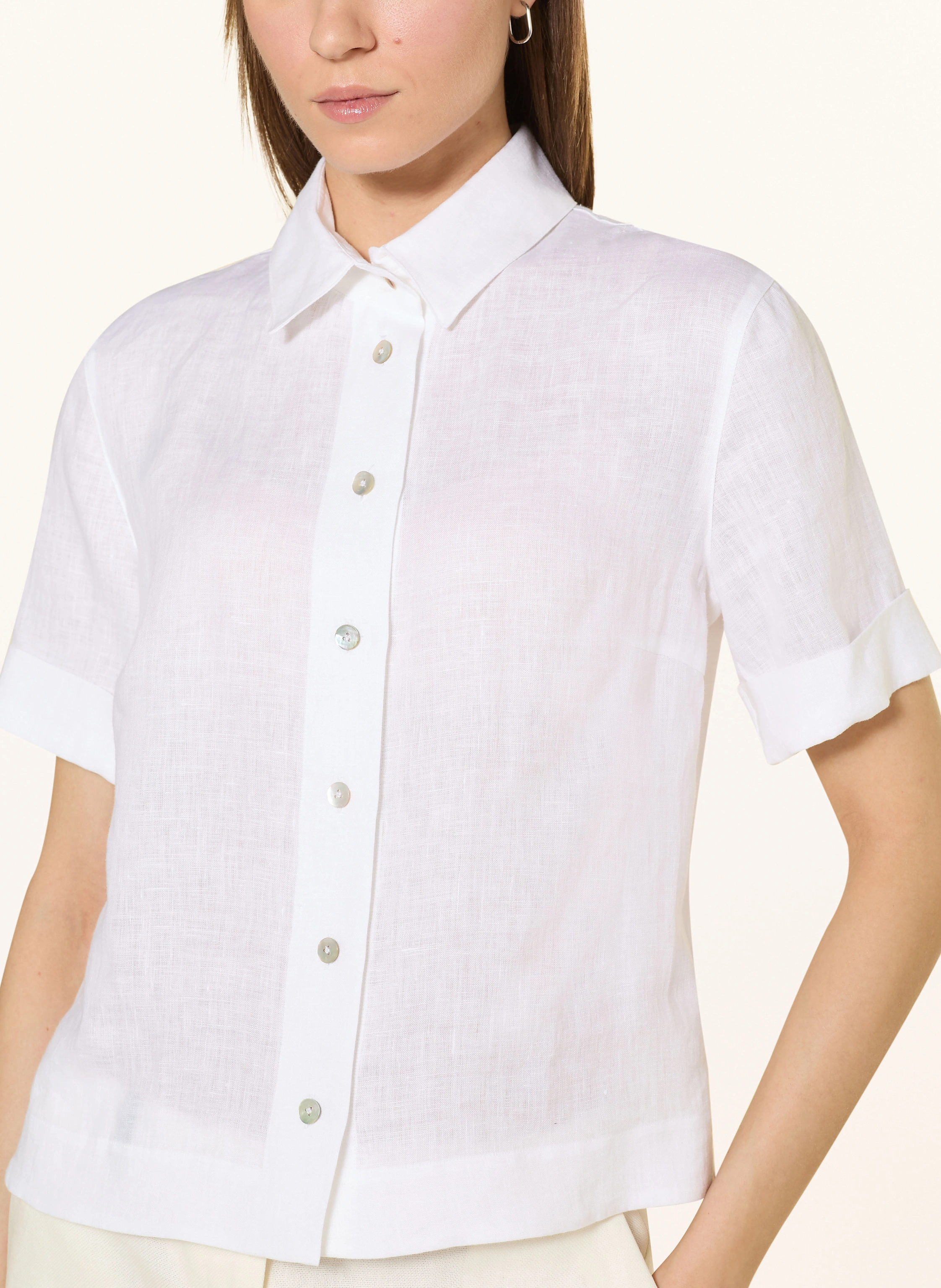 van Laack Hemdbluse VL-AMIS-KN aus Leinen