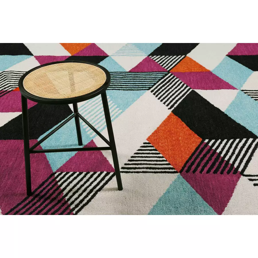 Esprit Kurzflorteppich Uptown bunt