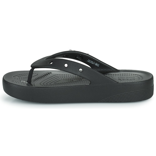 Crocs - CLASSIC PLATFORM FLIP W - Noir
