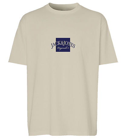 Jack & Jones T-Shirt - JorBoston - Antique White m. Print