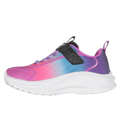 Skechers Sko m. Lys - Rainbow Cruisers - Blåck/Multi