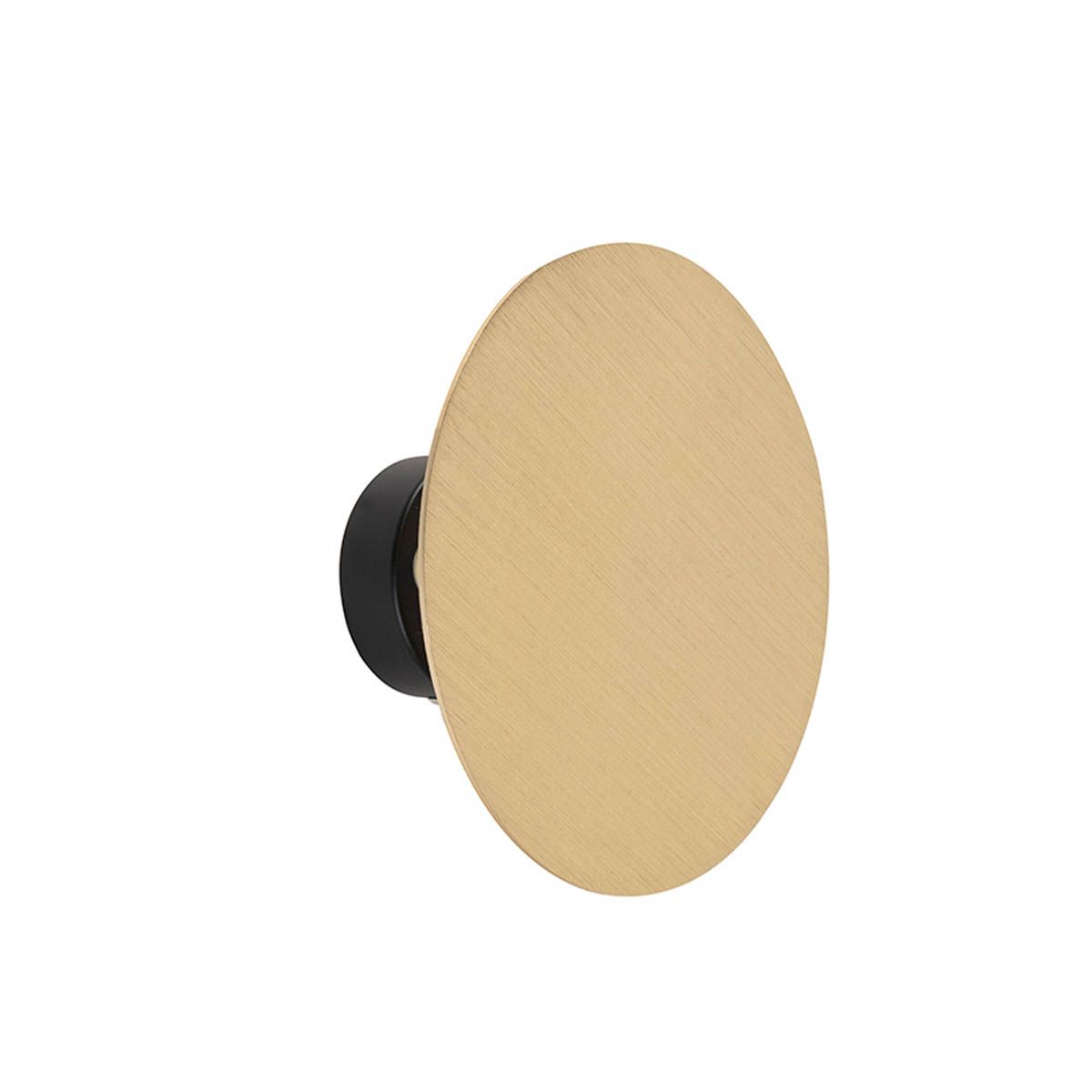 Smart wandlamp rond goud incl. 2 Wifi g9 - Pulley