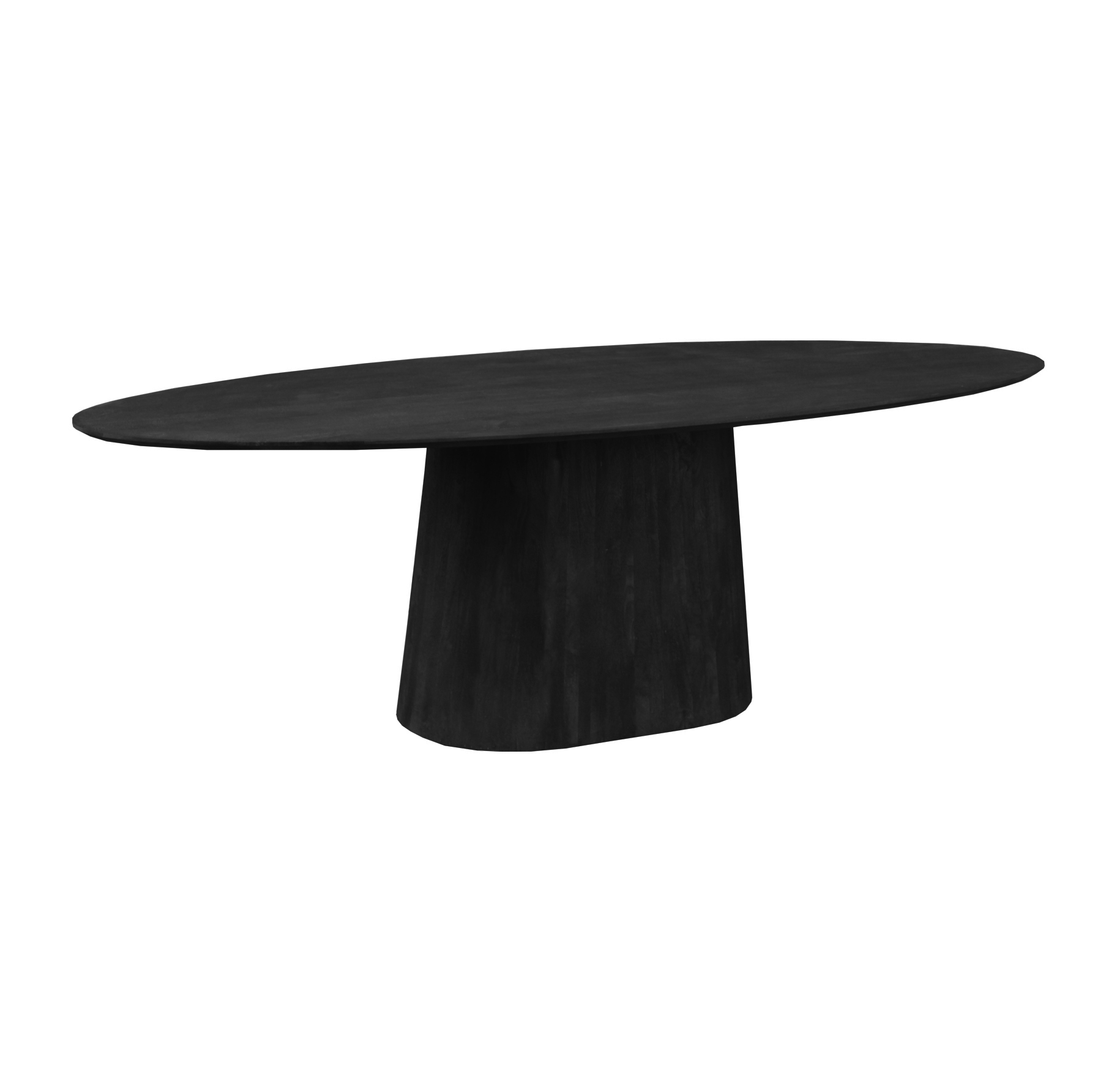 Eetkamertafel Oslo ovaal Zwart 160cm