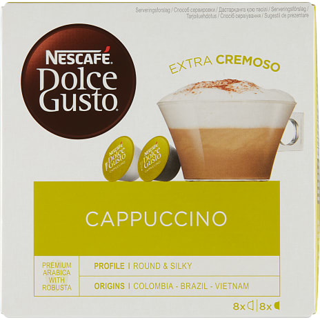 Cappuccino kaffekapsler