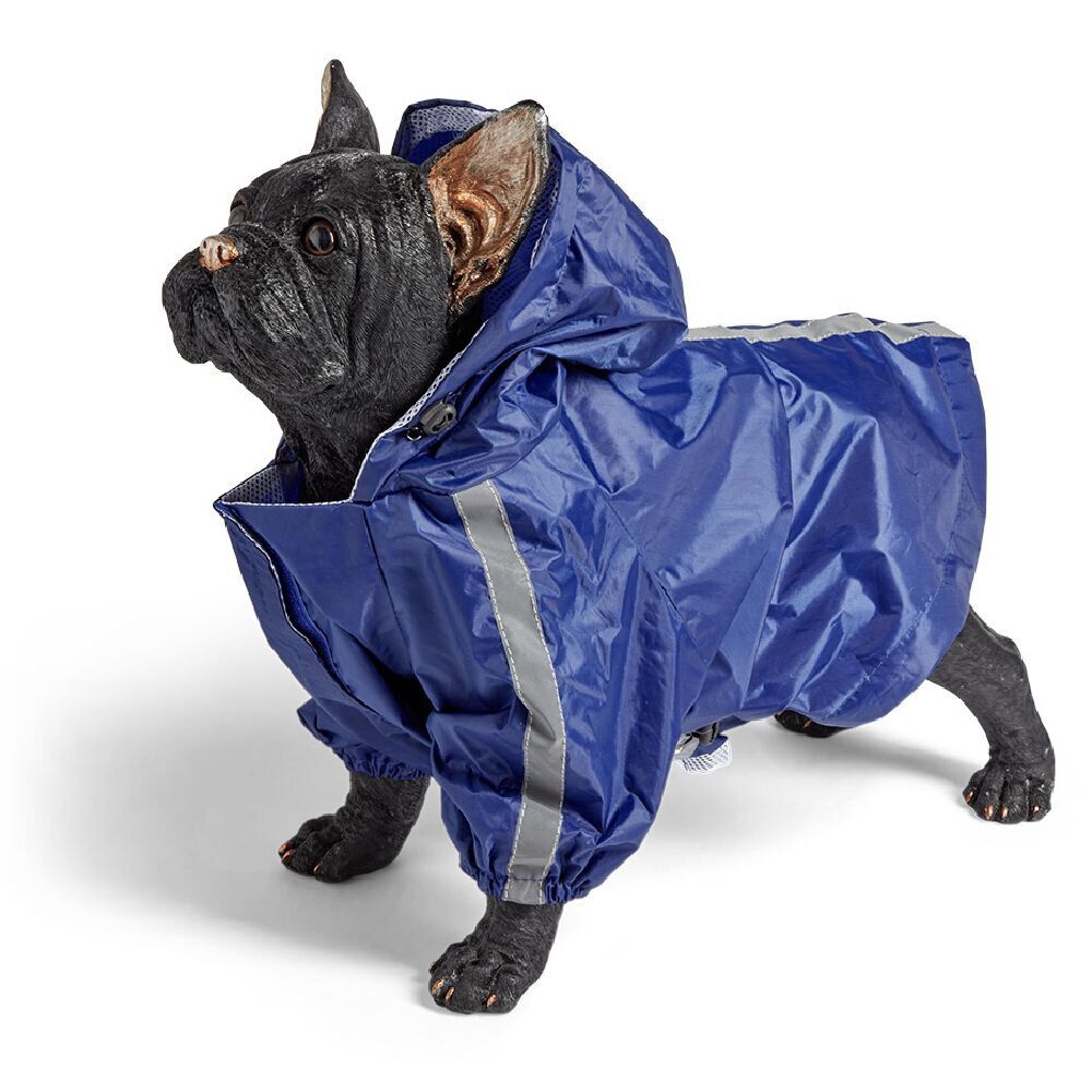 Manteau imperméable bleu pour chien XL