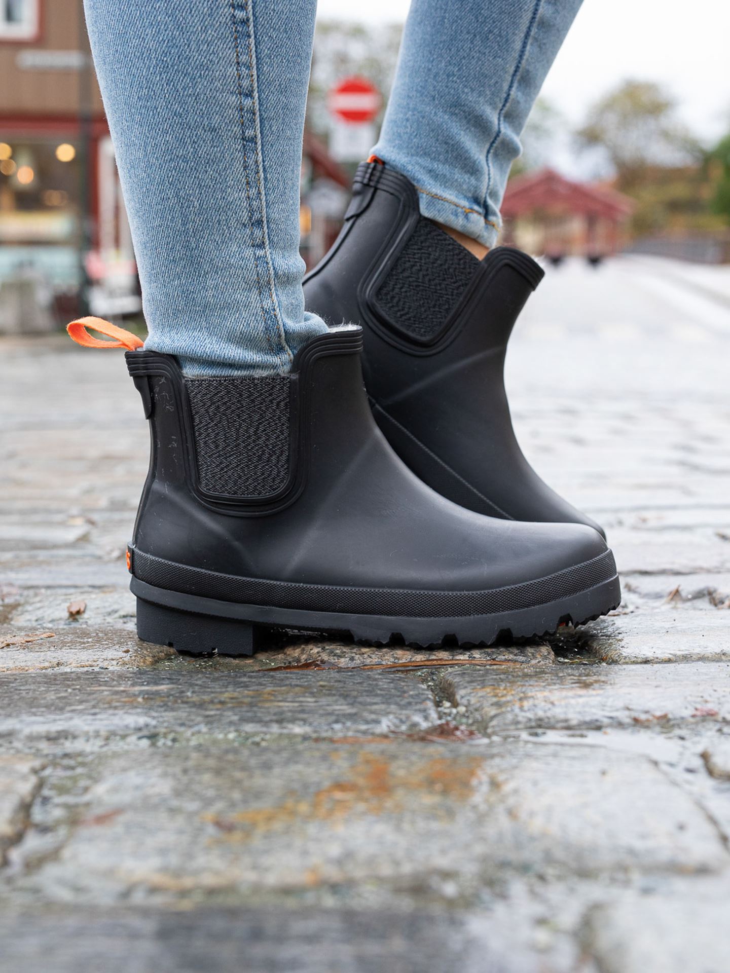 Charlie Fur Rain Boot