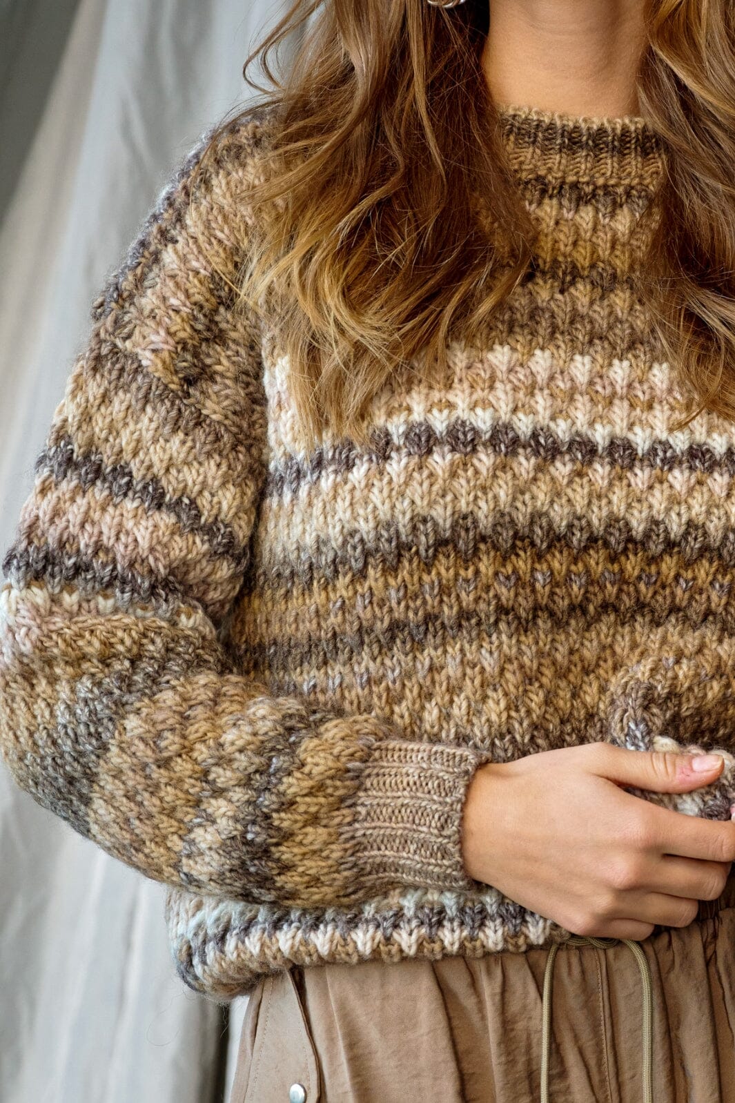 Noella Gio Sweater brown mix