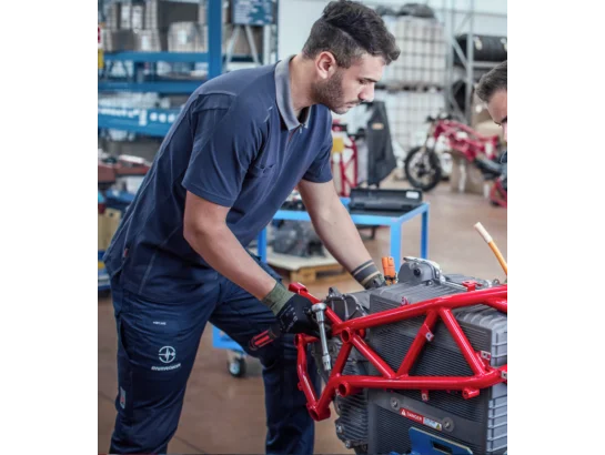 Polo de travail Stretch X Würth MODYF marine