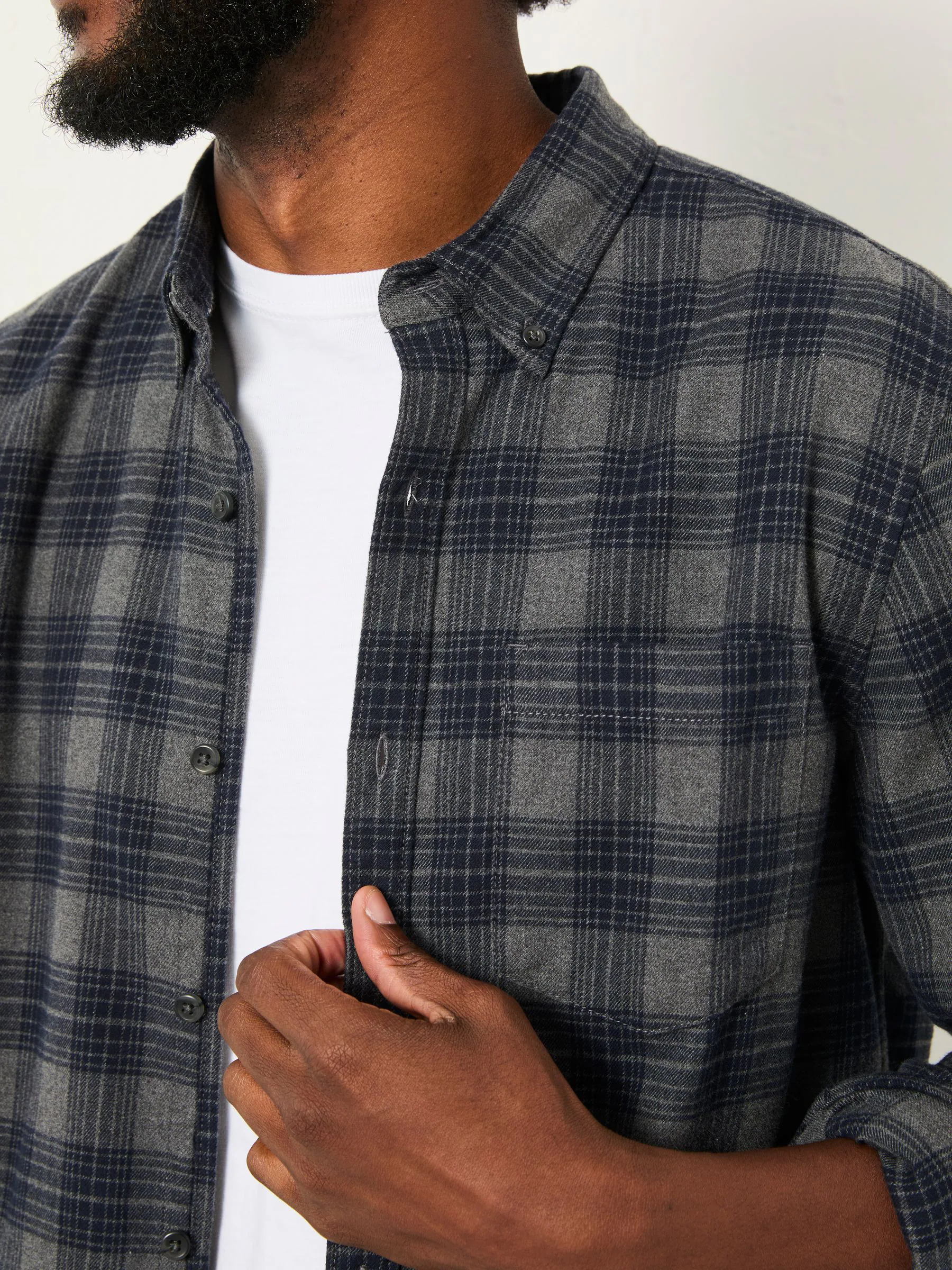 FatFace Long Sleeve Check Shirt