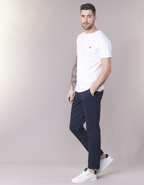 Timberland - SS DUNSTAN RIVER CREW TEE Blanco