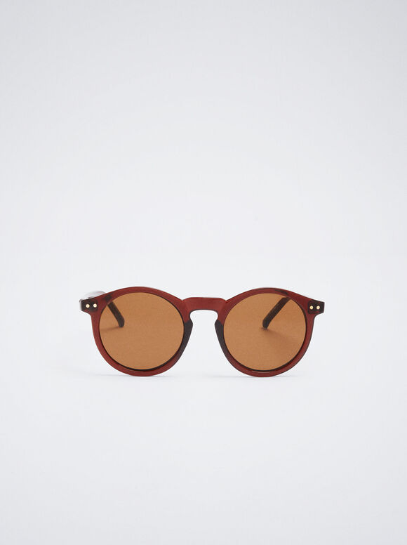 Gafas De Sol Redondas - Marrón